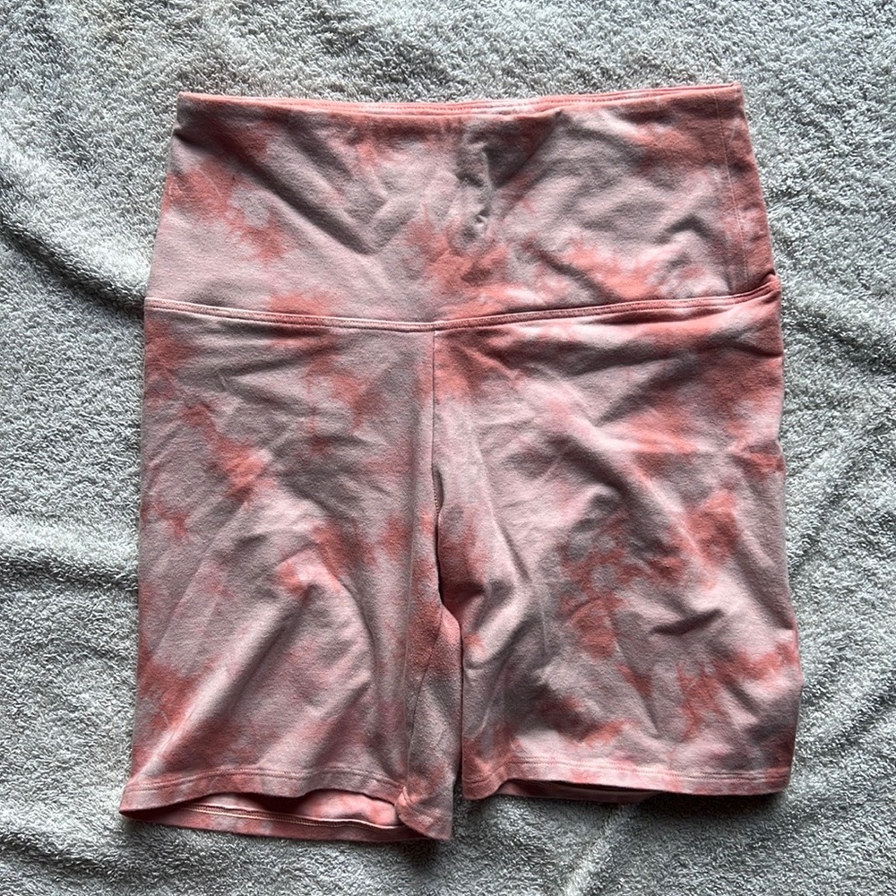PINK biker shorts